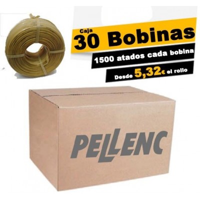 Caja de 30 Bobinas PELLENC original de acero INOX