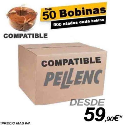 CAJA DE 50 BOBINAS PELLENC COMPATIBLE 90m (DESDE 59+IVA)