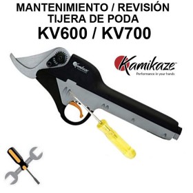 SERVICIO: REVISIÓN PARA TIJERA DE PODA KAMIKAZE KV600 / KV700
